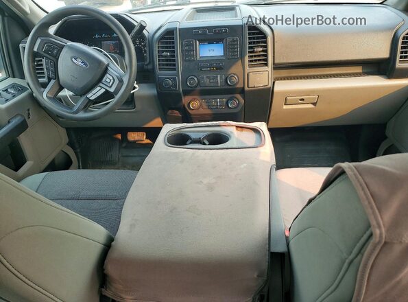 1FTEX1EP7KFA35809 2019 FORD F150 White Вид панелі приладів