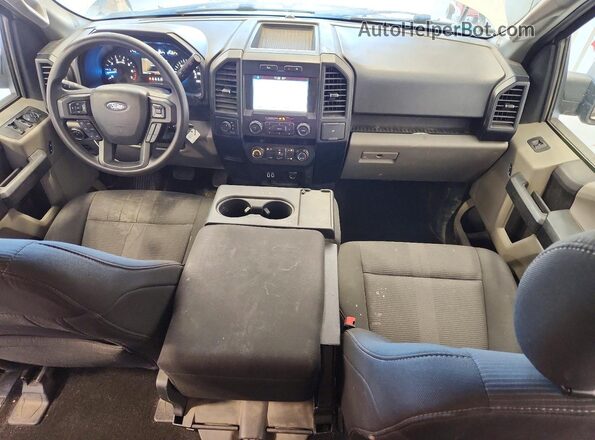 1FTEX1EP7KFA87327 2019 FORD F150 White Dashboard view