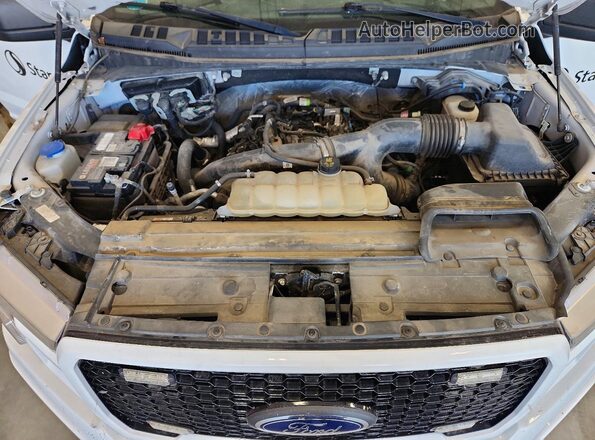 1FTEX1EP7KFA87327 2019 FORD F150 White Rear interior view