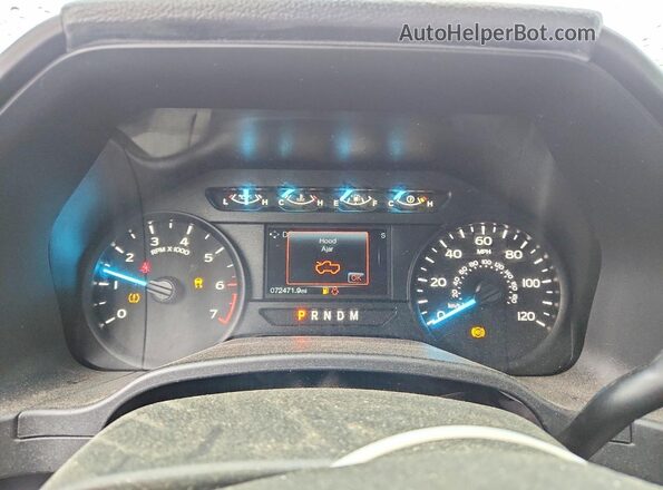 1FTEX1EP7LFB29674 2020 FORD F150 Black Instrument cluster view