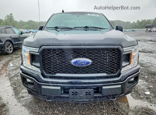 1FTEX1EP7LFB29674 2020 FORD F150 Black Front view