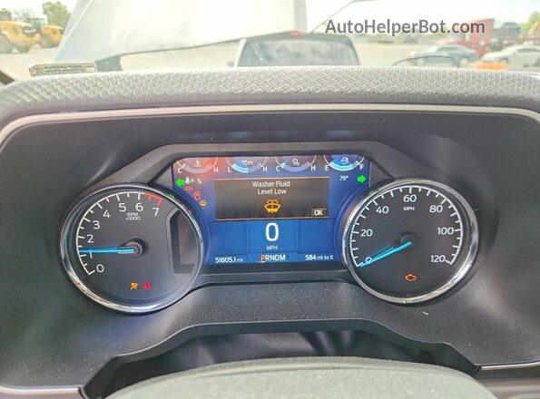 1FTEX1EP7PFA98075 2023 FORD F150 Gray Instrument cluster view