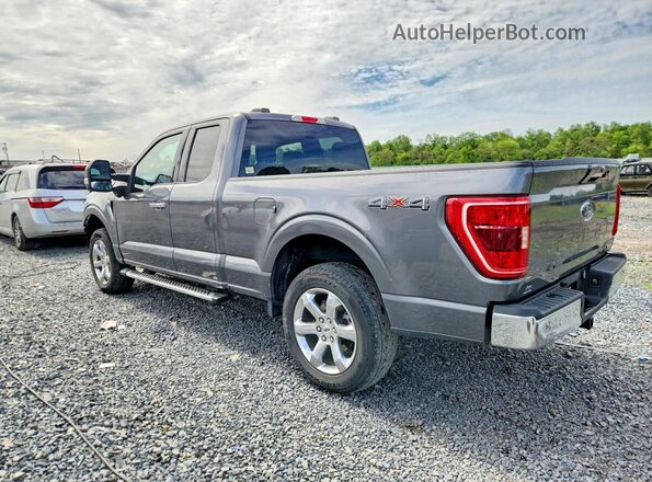 1FTEX1EP7PFA98075 2023 FORD F150 Gray Rear left