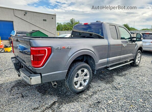 1FTEX1EP7PFA98075 2023 FORD F150 Gray Rear right