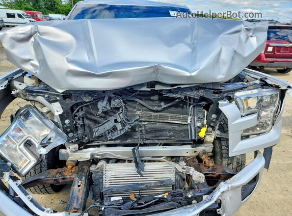 1FTEX1EP8HFA06344 2017 FORD F150 Silver Vista interior trasera
