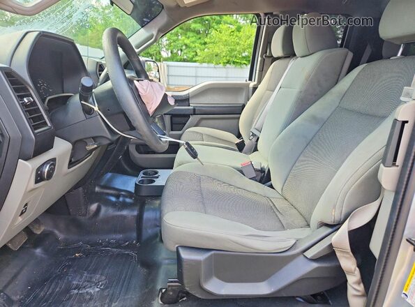 1FTEX1EP8HFA06344 2017 FORD F150 Silver Vista interior delantera
