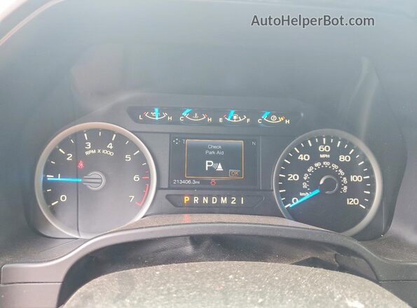 1FTEX1EP8HFB40643 2017 FORD F150 Black Widok zestawu wskaźników