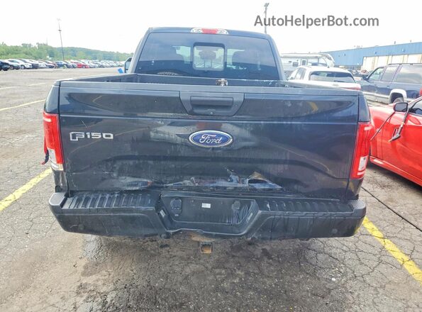 1FTEX1EP8HFB40643 2017 FORD F150 Black Widok z tyłu