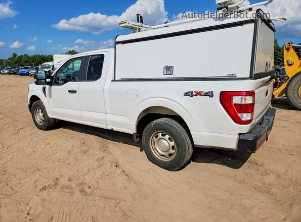 1FTEX1EP8MKE59140 2021 FORD F150 White Հետևի ձախ
