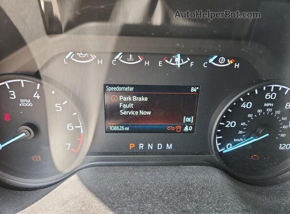1FTEX1EP8MKE59140 2021 FORD F150 White Սարքավորումների վահանակի տեսք