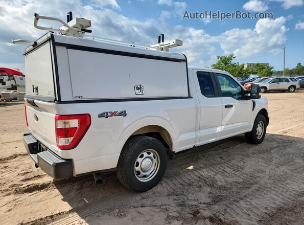 1FTEX1EP8MKE59140 2021 FORD F150 White 