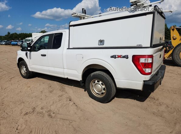1FTEX1EP8MKE59140 2021 FORD F150 White 