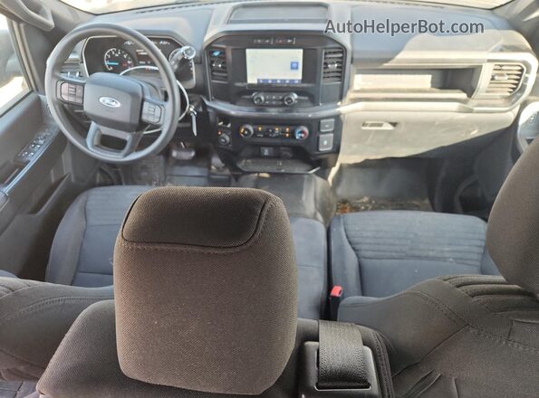 1FTEX1EP8PKE49387 2023 FORD F150 Black Вид панелі приладів
