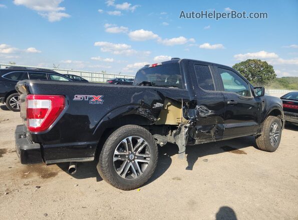 1FTEX1EP8PKE49387 2023 FORD F150 Black Задня права чверть