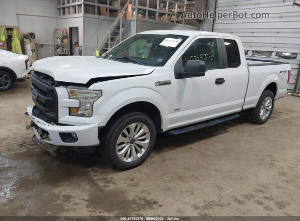 1FTEX1EP9GFD37772 2016 FORD F150 White Առջևի ձախ երեք քառորդ տեսարան
