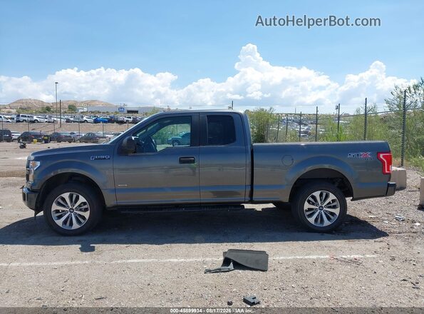 1FTEX1EP9HFC29329 2017 FORD F150 Gray Vista interior de 360 grados