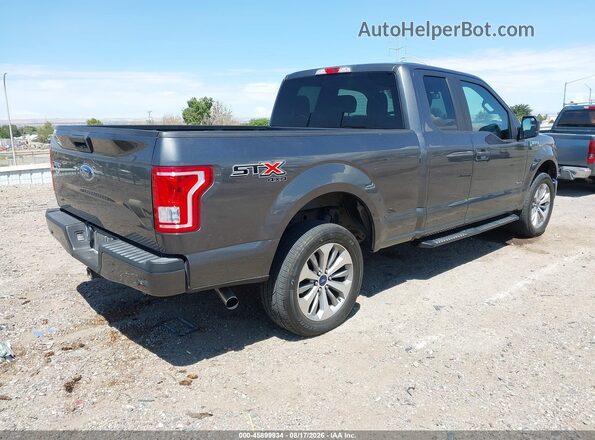 1FTEX1EP9HFC29329 2017 FORD F150 Gray Trasero derecho