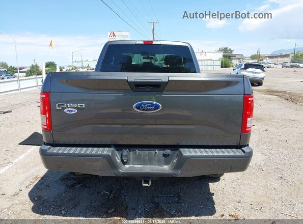 1FTEX1EP9HFC29329 2017 FORD F150 Gray 