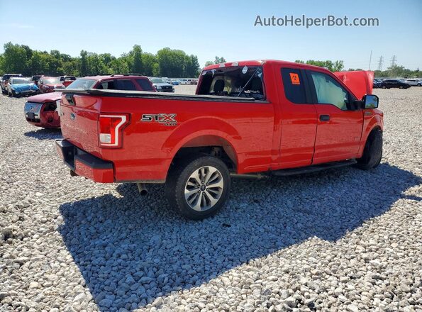 1FTEX1EP9HKE03150 2017 FORD F150 Red Tył prawy
