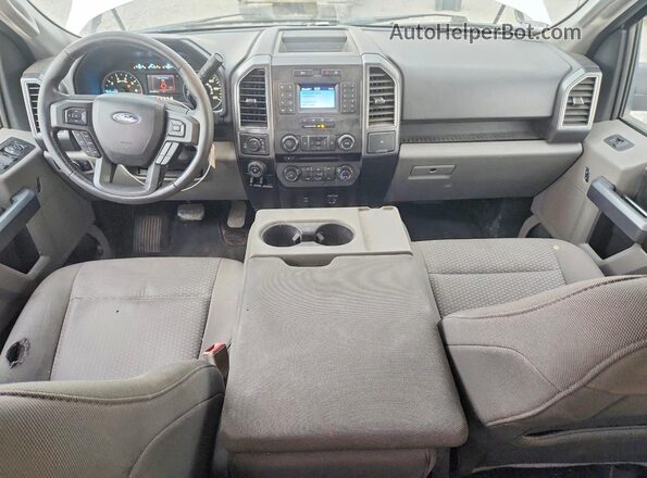 1FTEX1EP9JKC95005 2018 FORD F150 White წინა პანელის ხედი