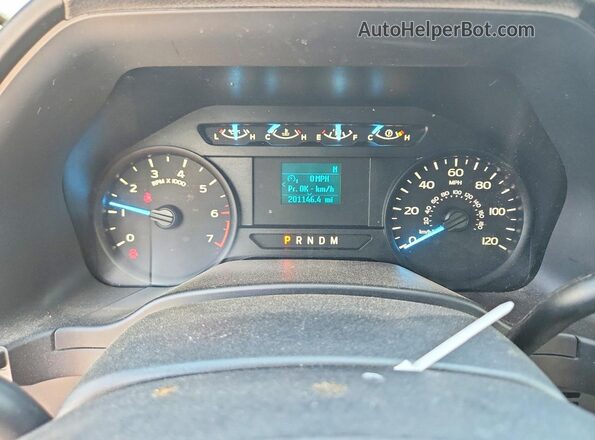 1FTEX1EP9LFB71232 2020 FORD F150 White Vista del cuadro de instrumentos