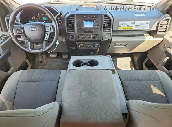 1FTEX1EP9LFB71232 2020 FORD F150 White Vista del salpicadero