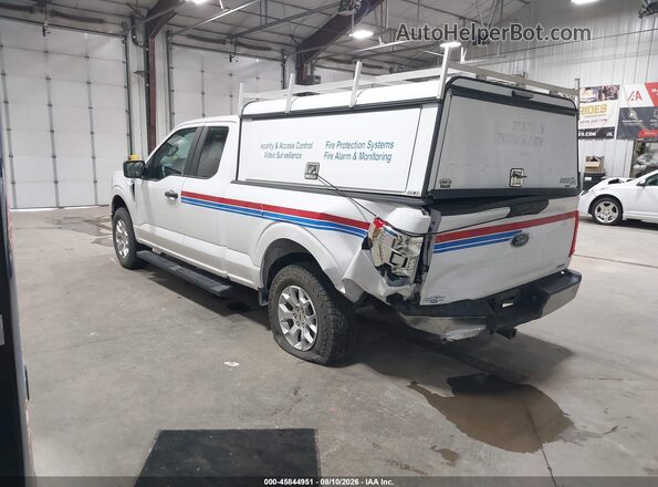1FTEX1EP9MKD17251 2021 FORD F150 White Հետևի ձախ