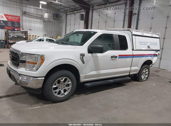 1FTEX1EP9MKD17251 2021 FORD F150 White Սալոնի 360 աստիճան տեսք