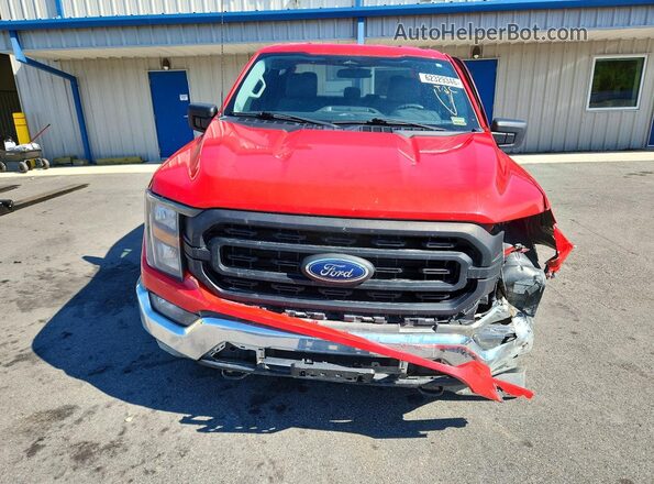 1FTEX1EP9PKD99759 2023 FORD F150 Red Front view