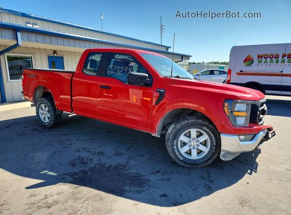 1FTEX1EP9PKD99759 2023 FORD F150 Red Front right