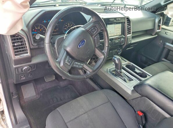 1FTEX1EPXGFB09313 2016 FORD F150 White Dashboard view