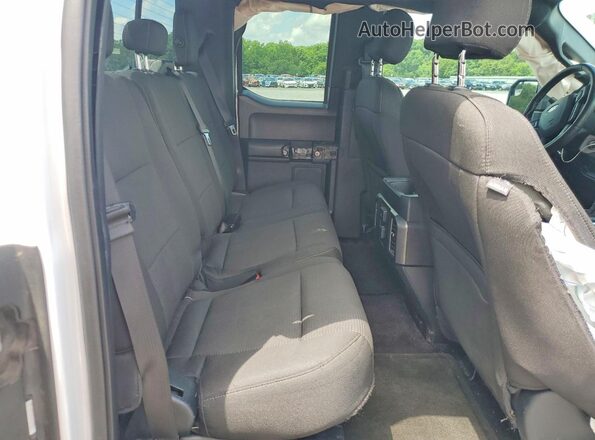 1FTEX1EPXGFB09313 2016 FORD F150 White Rear seats view
