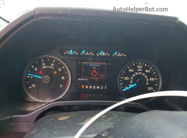 1FTEX1EPXGFB09313 2016 FORD F150 White Instrument cluster view