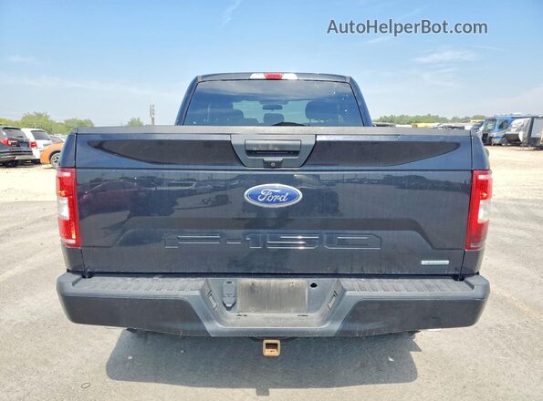 1FTEX1EPXJKF40992 2018 FORD F150 Black Հետևի տեսք