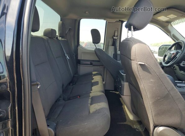 1FTEX1EPXJKF40992 2018 FORD F150 Black Հետևի նստատեղերի տեսք