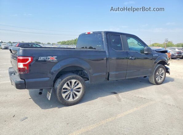 1FTEX1EPXJKF40992 2018 FORD F150 Black Հետևի աջ