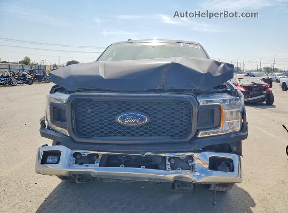 1FTEX1EPXJKF40992 2018 FORD F150 Black Դիմացի տեսք