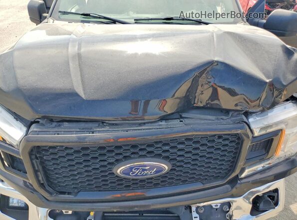 1FTEX1EPXJKF40992 2018 FORD F150 Black Սալոնի հետևի տեսք