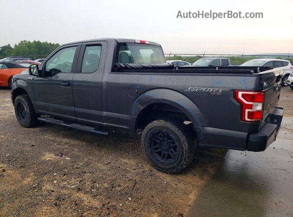 1FTEX1EPXKKC64105 2019 FORD F150 Gray Rear left