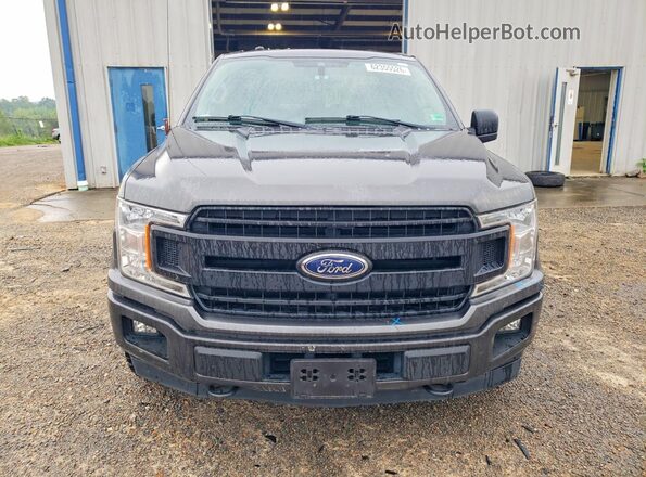 1FTEX1EPXKKC64105 2019 FORD F150 Gray Front view