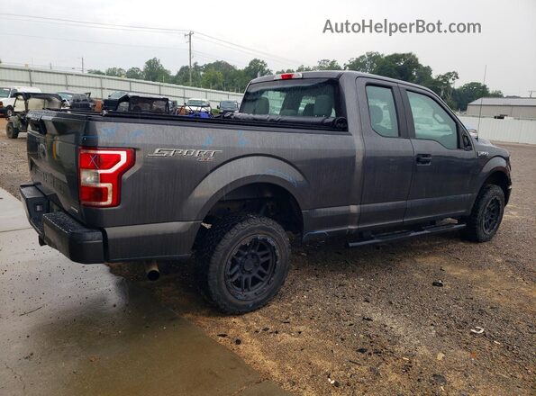 1FTEX1EPXKKC64105 2019 FORD F150 Gray Rear right