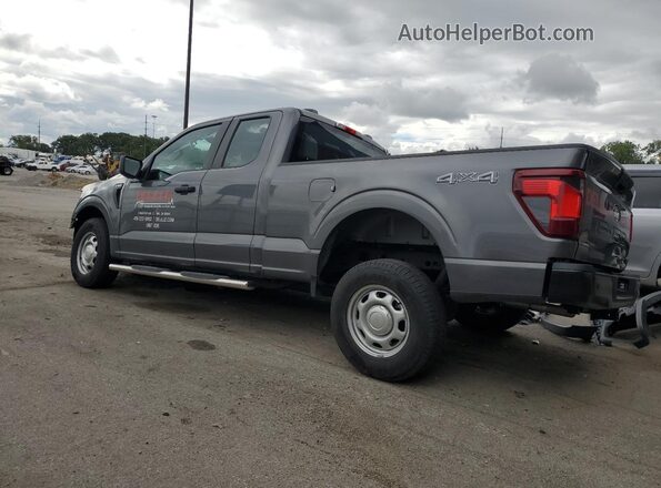 1FTEX1LP2RKE09456 2024 FORD F150 Gray Задня ліва чверть