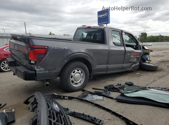 1FTEX1LP2RKE09456 2024 FORD F150 Gray Задня права чверть