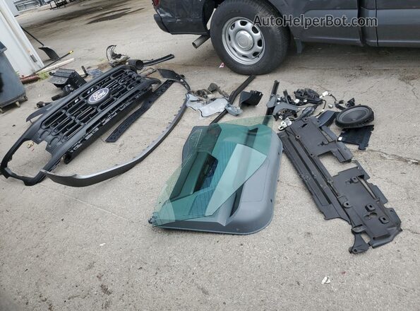 1FTEX1LP2RKE09456 2024 FORD F150 Gray Вид підкапотного простору