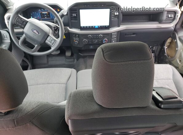 1FTEX1LP2RKE09456 2024 FORD F150 Gray Вид панелі приладів