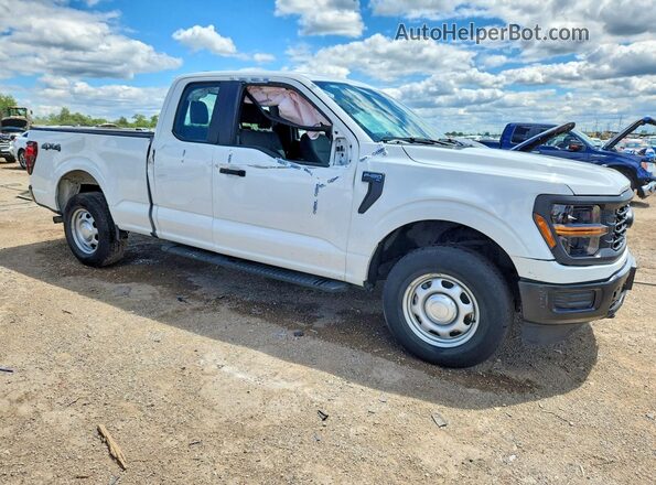 1FTEX1LP6RKD14219 2024 FORD F150 White Передня права чверть
