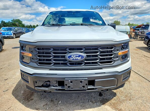 1FTEX1LP6RKD14219 2024 FORD F150 White Вид спереду