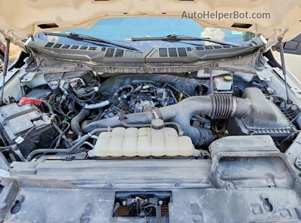 1FTEX1LP9RKE07008 2024 FORD F150 White Rear interior view