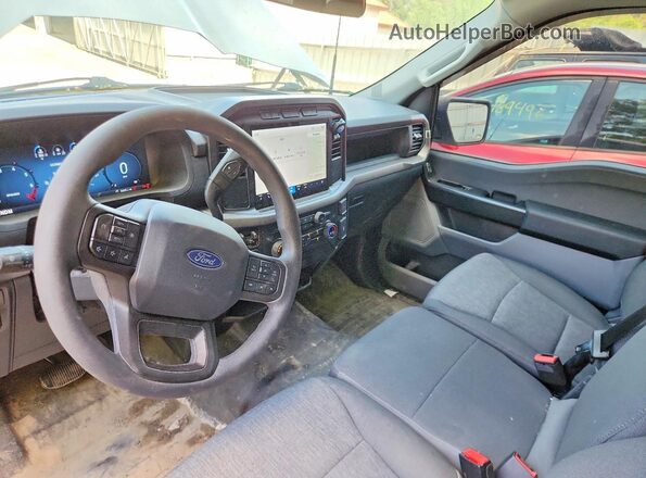 1FTEX1LP9RKE07008 2024 FORD F150 White Dashboard view