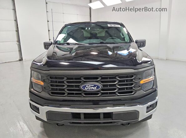 1FTEX1LPXRKD35378 2024 FORD F150 Черный Вид спереди